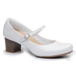 710BL-0002 - SCARPIN SALTO BLOCO BRANCO