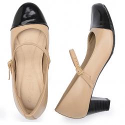 714B-0122 SCARPIN BICO REDONDO