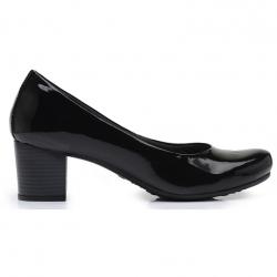 716BL-0047 SCARPIN SALTO BLOCO VERNIZ PRETO