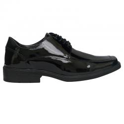 117-0001 - SAPATO SOCIAL MASCULINO VERNIZ PRETO TBB