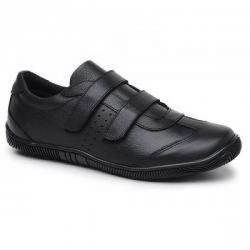 2112-0001 - SAPATENIS MASCULINO VELCRO PRETO
